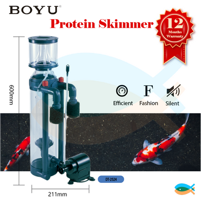 BOYU 1850L/H Protein Skimmer Reef Marine Fish Tank DT-2524