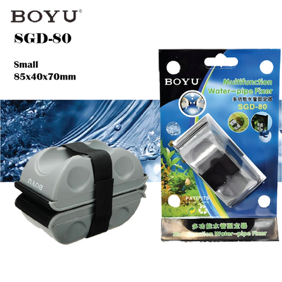 BOYU Brand New Glass Multifunctional Magnetic Cleaner and Pipe Holder Aquarium