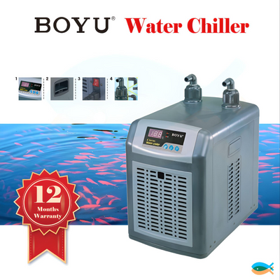 BOYU Aquarium Water Chiller Fish Shrimp Tank Cooling LED Display