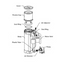 BOYU 1400L/H Protein Skimmer Reef Marine Fish Tank DG-2516