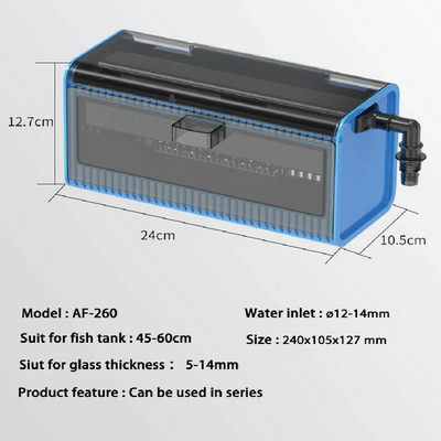 SUNSUN AF-260 Fish tank trickle box filter box drawer type wall hanging