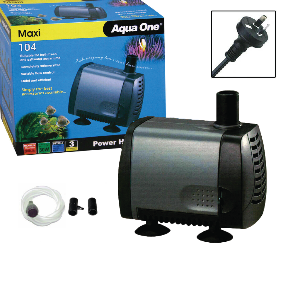 Aqua One Maxi 101/102/103/104/105/106 Powerhead Hydroponics Water Pumps