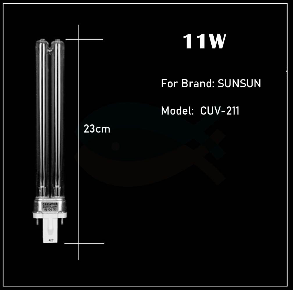 Genuine SUNSUN pond fish tank replacement UV tube Sterilizing Lamp bulb