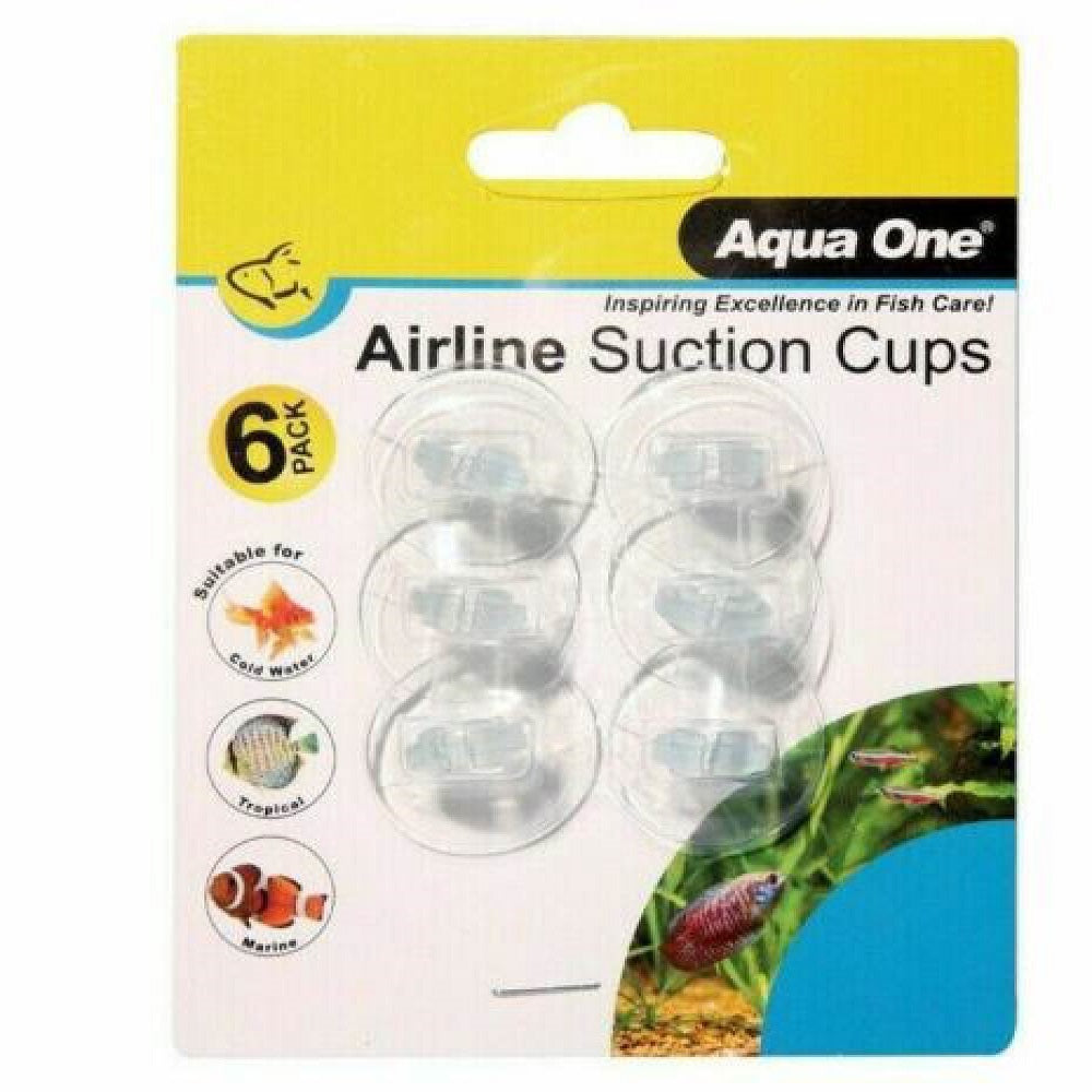 Aqua One Airline Suction Cups 6 Pack 25mm 19104