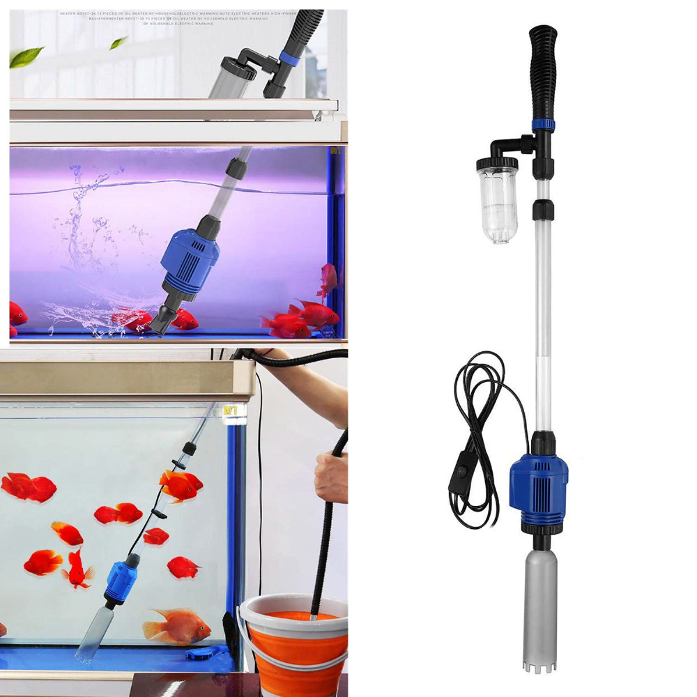 SUNSUN Electric Aquarium Gravel Cleaner Water Exchanger Fish Faeces Sand Washer