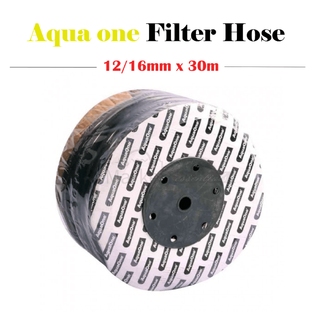 20011 - Aqua One Filter Hose Pvc 30 Metre (12/16Mm) Transparent Grey Tubing & Valves Ozmarket Essentials Pet supplies Aquarium