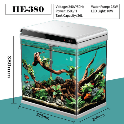 SUNSUN 26L HE-380 Brand New Aquarium Fish Tank Complete Set