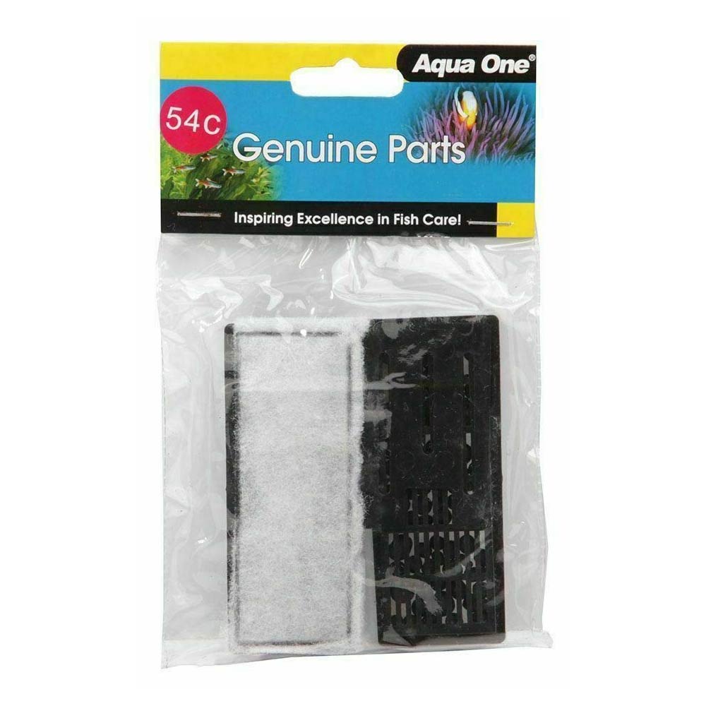 Aqua One 2pk Clearview 100 Hang On Filter Media Carbon Cartridge 54C 25054C