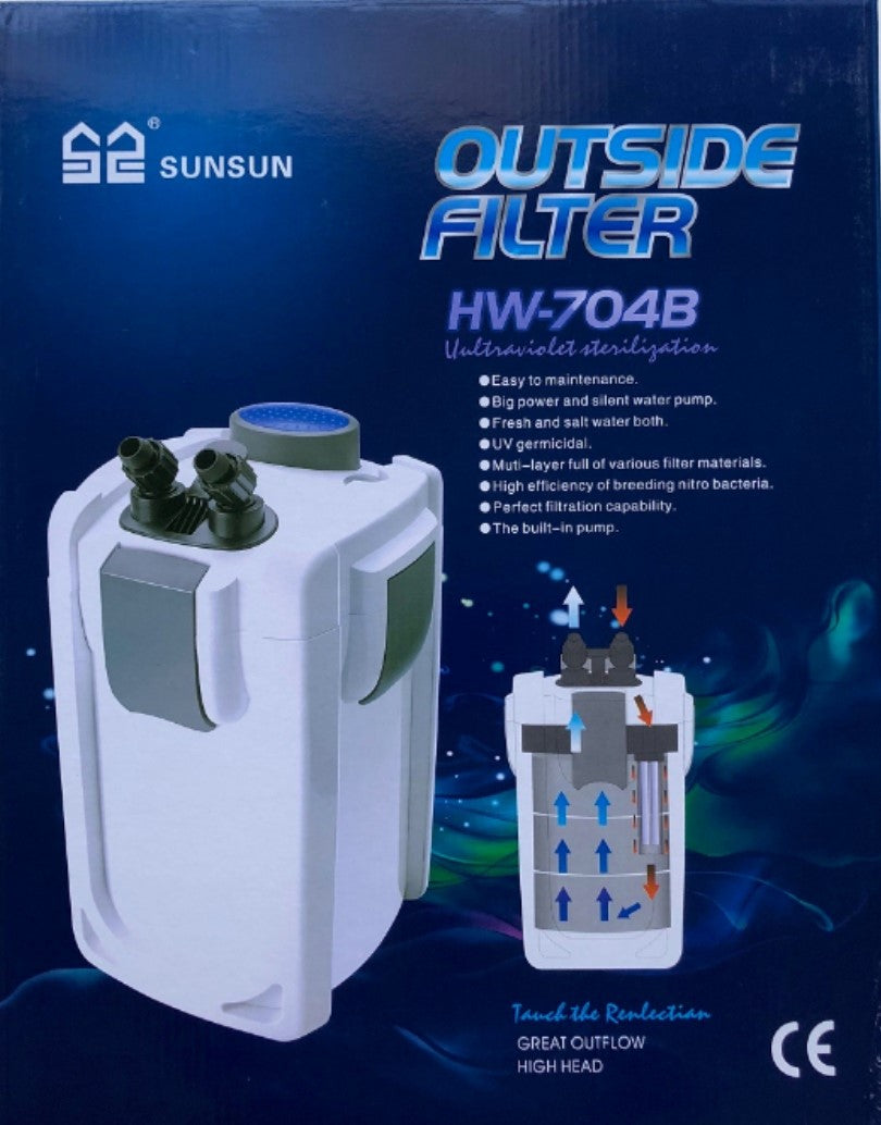 SUNSUN genuine HW-704A/704B External Canister Filter accessories in Box