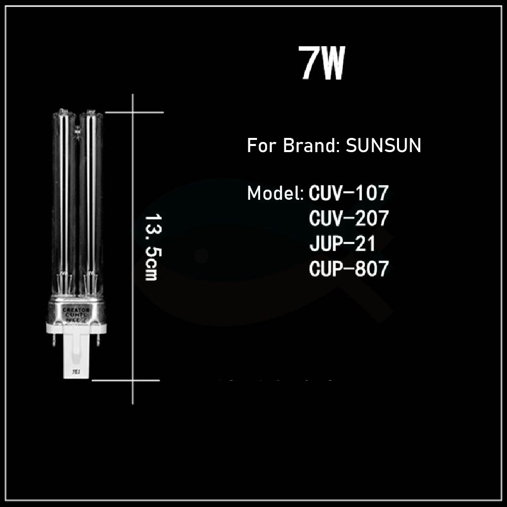 Genuine SUNSUN pond fish tank replacement UV tube Sterilizing Lamp bulb