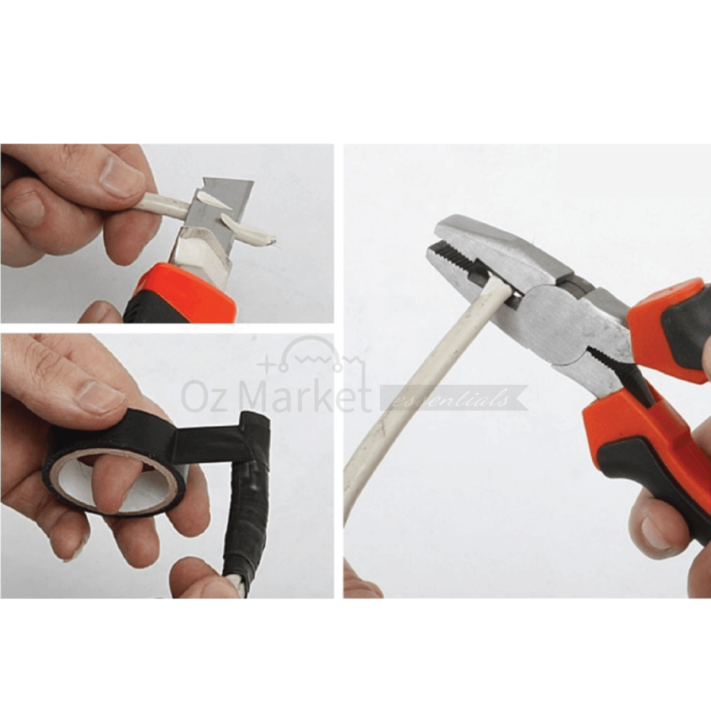 9Pcs Hardware Tool Set Wrench Plier Hammer Knives Family Necessary Repair Tools & Workshop Equipment | OzMarket Essentials | Pet Supplies 