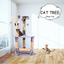 90CM Cat Tree Scratching Post Scratcher Tower Condo Toy House A-08