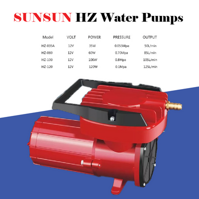 SUNSUN HZ Series 12V DC Air Pump Aquarium Fish Tank Pond Oxygen Compressor