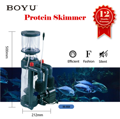 BOYU 1400L/H Protein Skimmer Reef Marine Fish Tank DG-2520