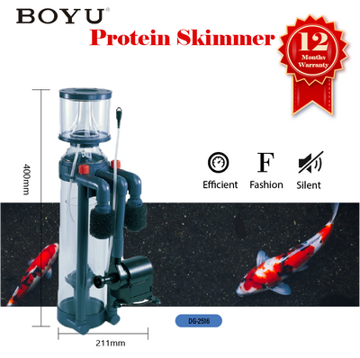 BOYU 1400L/H Protein Skimmer Reef Marine Fish Tank DT-2516