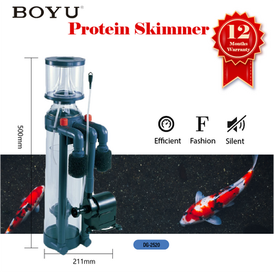 BOYU 1400L/H Protein Skimmer Reef Marine Fish Tank DT-2520