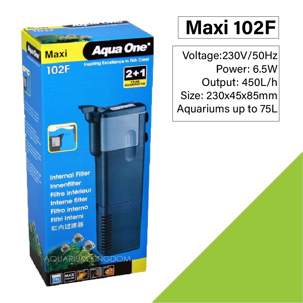 Aqua One Maxi 101F/102F/103F/104F Internal Filter 11331/11332/11333/11334