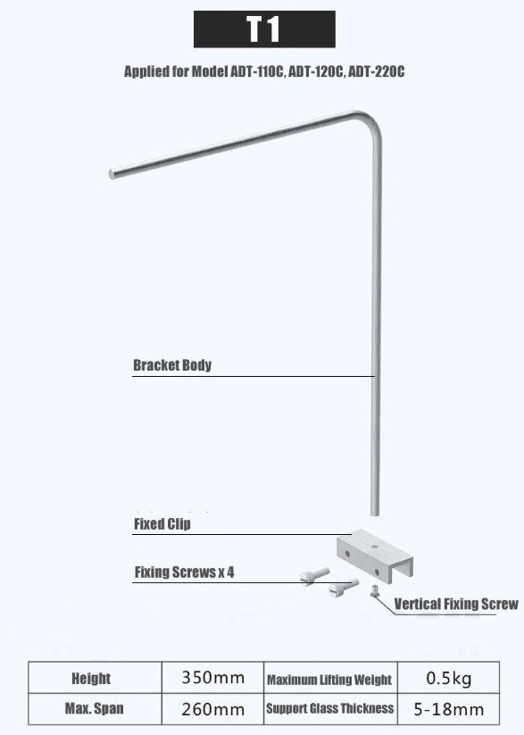 SUNSUN ADT Series Aquarium LED Light Fish Tank Lamp with Bracket Plant Tank