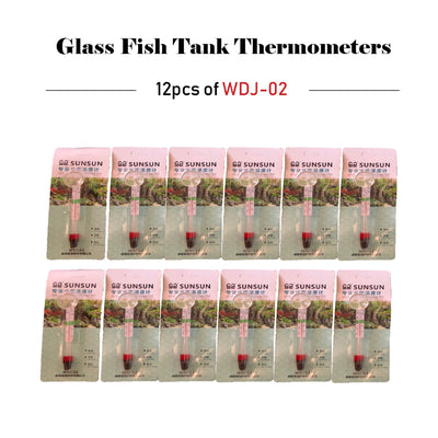 Bulk sale -12pcs WDJ-02 Glass Fish Tank Thermometers