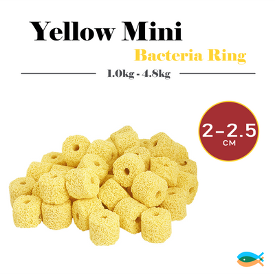 Brand New Filters Media Yellow Biological Ring Fish Tank Pond