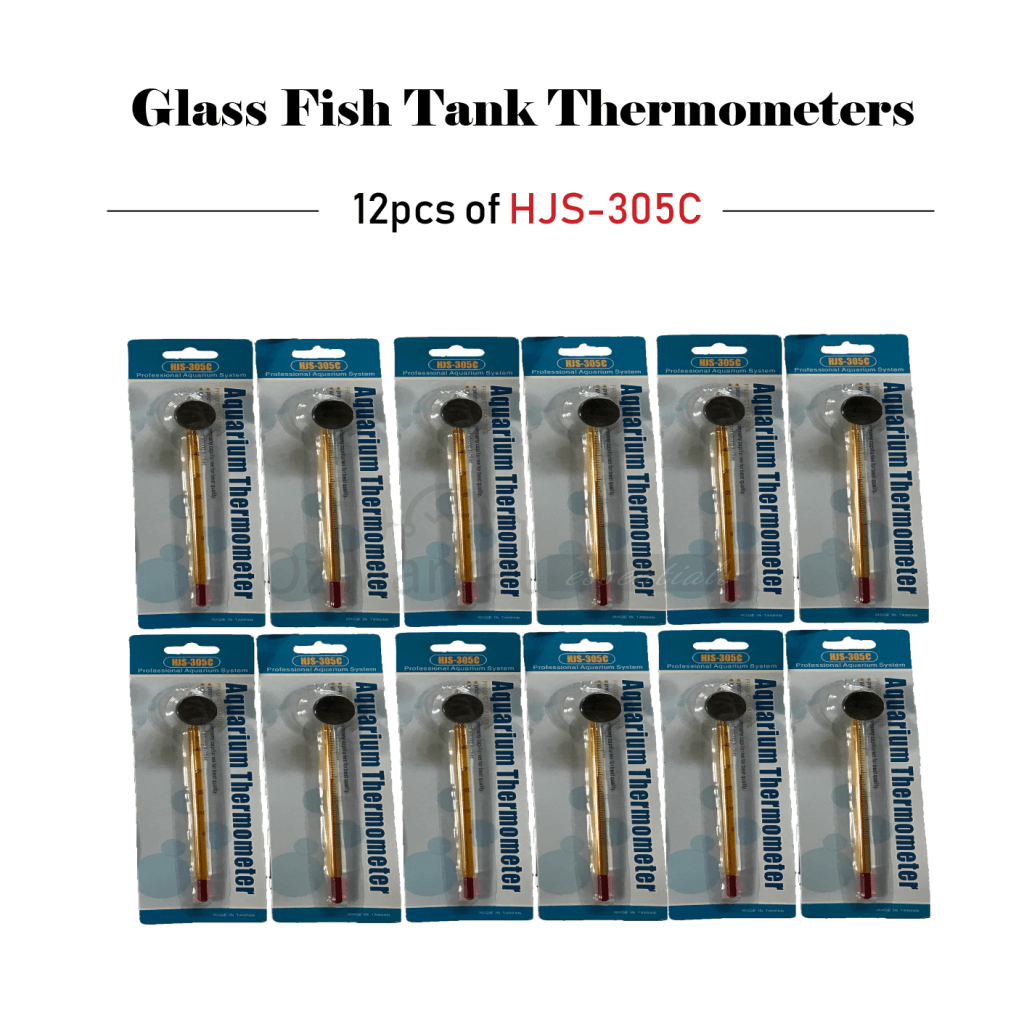 Bulk Sale --12Pcs Glass Fish Tank Thermometers Meters & Regulators