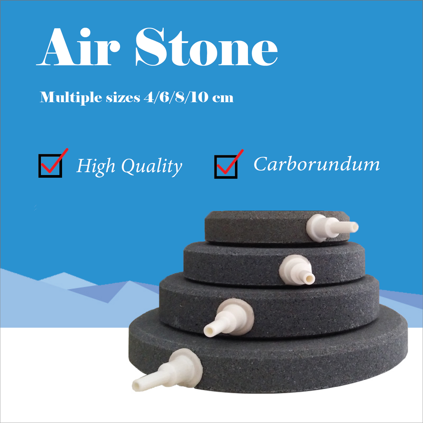 SUNSUN air stone 4cm/6cm/8cm/10cm aquarium oxygen bubbles