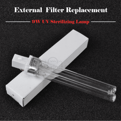 SUNSUN Replacement 9W UV Sterilizing Lamp For External Canister Filters HW-303B HW-304B HW-3000 HW-5000