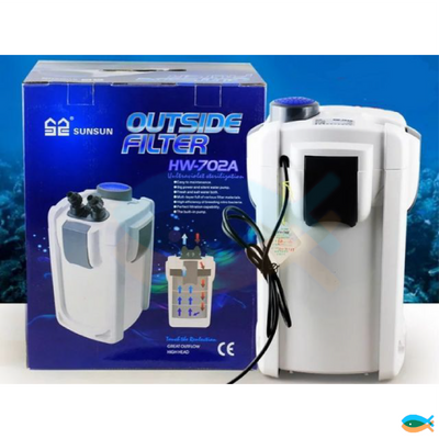 SUNSUN HW-702A 1000L/H premium external canister filter/pump plus 3 free media