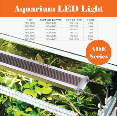 Sunsun 28Cm-115Cm Length Adjustable Aquarium Led Light Fish Tank & Plant Lamp Lights