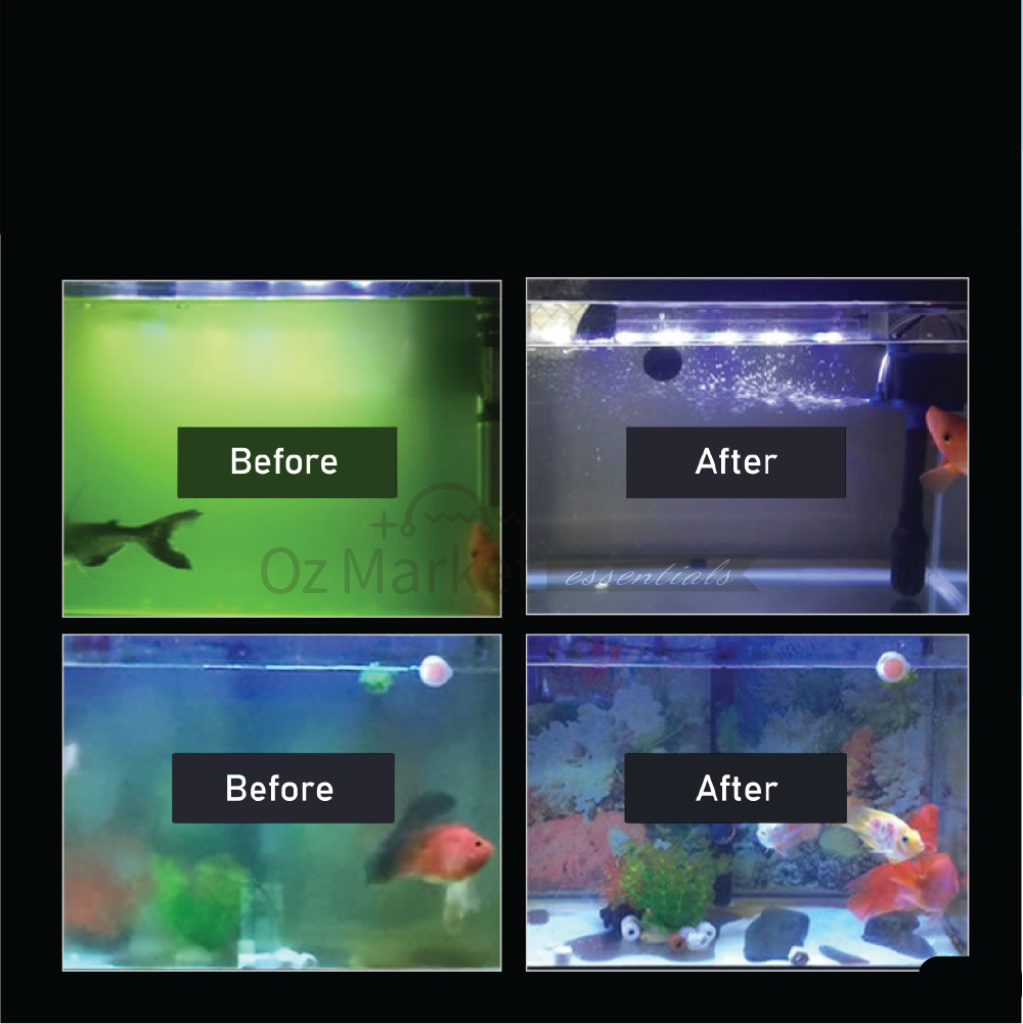 Sunsun 6W-14W Pond Aquarium Fish Tank Uv Light Sterilizer With Cover Sterilisers
