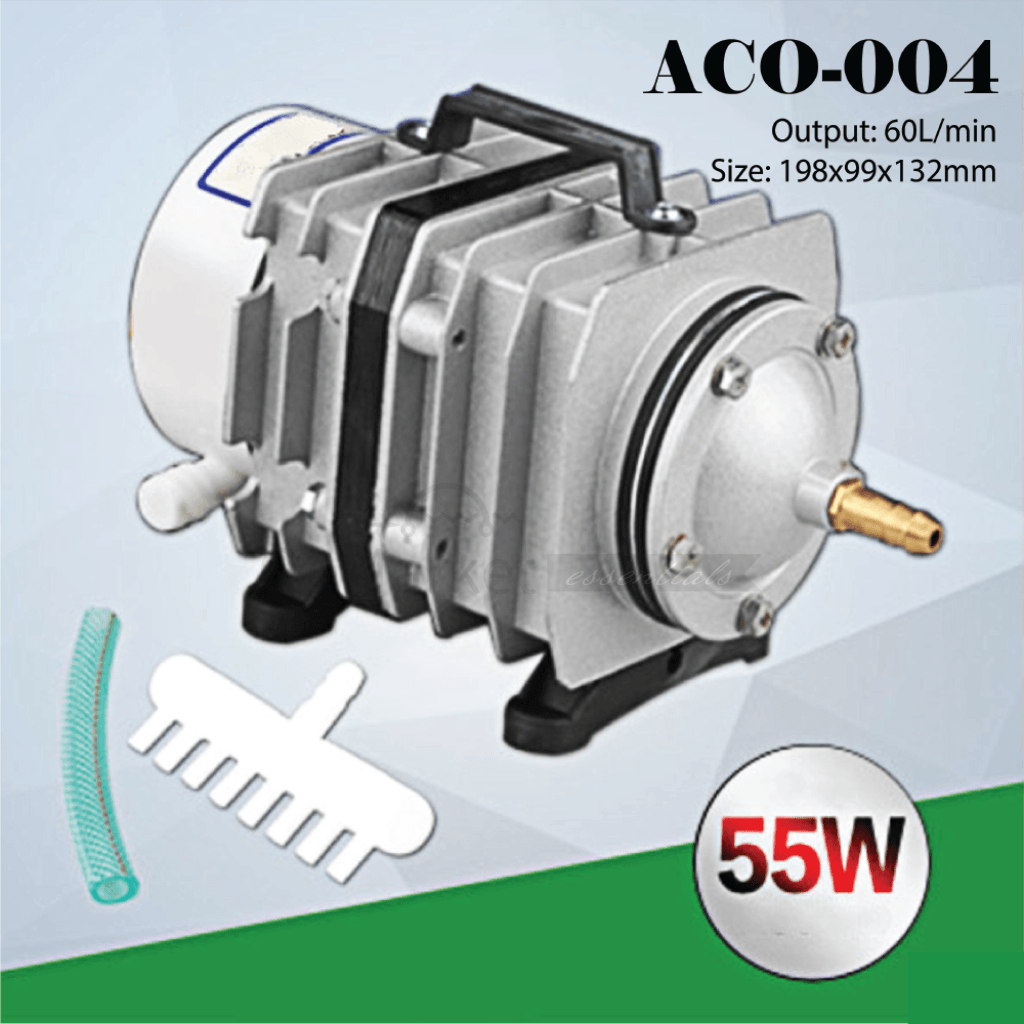 Sunsun Brand New 20W 20L/m ~ 385W 300L/m Electromagnetic Air Pump 55W 60L/m Aco-004 Pumps