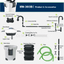 Sunsun Hw-303B -1400L/h External Canister Filter/pump With Uv Light 3 Free Media Filter