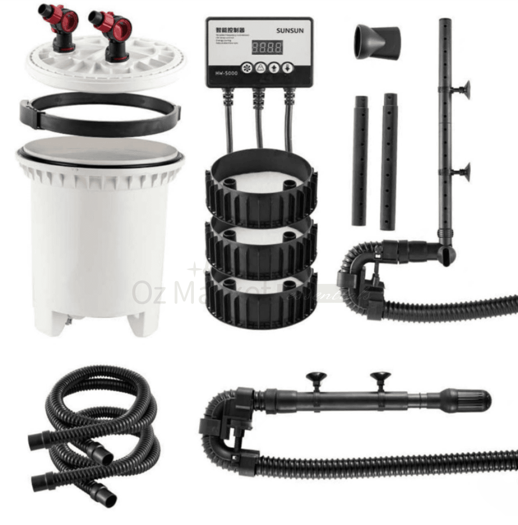 Sunsun Hw-5000 Frequency 1800L/h-4600L/h Adjustable External Filter Free Media External Filter