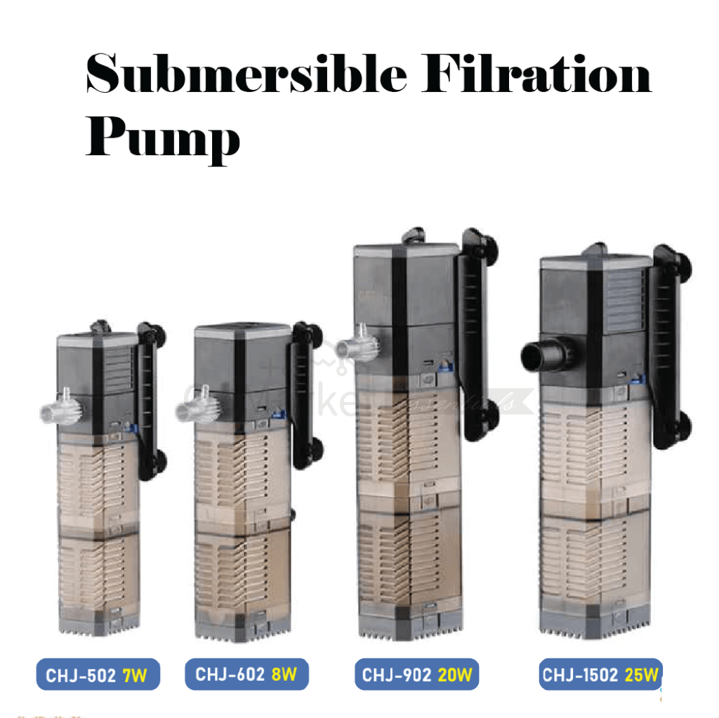Sunsun Submersible 500L/h-1500L/h Aquarium Fish Tank Internal Filter Pump Internal Filter