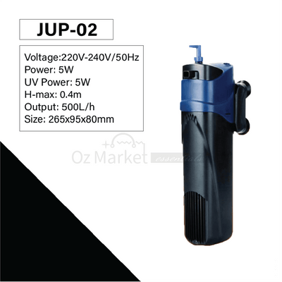 Sunsun Uv 5W/9W Sterilization Filter Pump Multi-Functional Water Jup-02 Power 5W Uv5W 500L/h